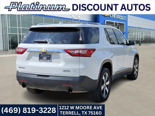 Summit White 2018 Chevrolet Traverse LT Leather