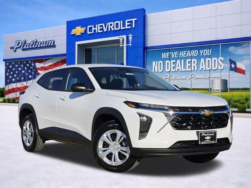Summit White 2026 Chevrolet Trax LS