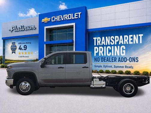 Sterling Gray Metallic 2026 Chevrolet Silverado 3500 WT