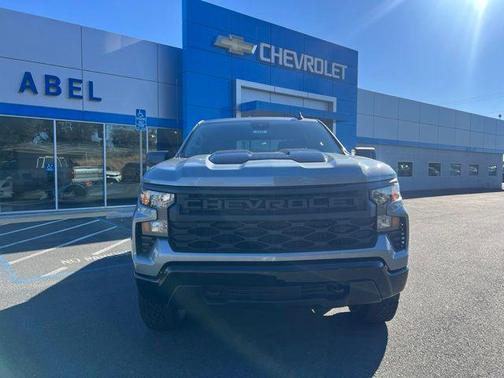 Sterling Gray Metallic 2026 Chevrolet Silverado 1500 Custom Trail Boss