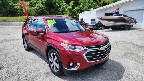 Cajun Red Tintcoat 2019 Chevrolet Traverse LT Leather