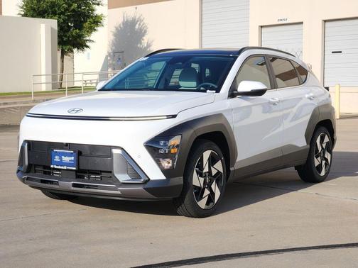 Atlas White 2026 Hyundai KONA Limited