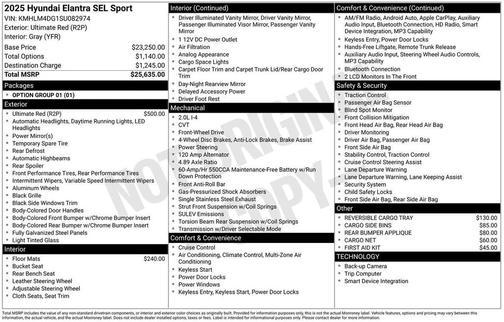 2025 Hyundai ELANTRA Sport