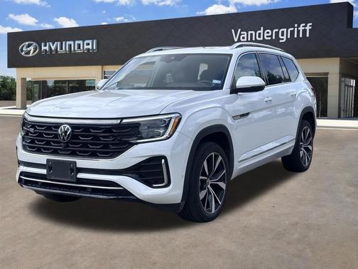 Opal White Pearl 2024 Volkswagen Atlas 2.0T SEL Premium R-Line 4MOTION