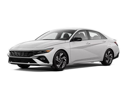 Serenity White 2025 Hyundai ELANTRA Sport