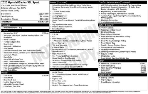 2025 Hyundai ELANTRA Sport