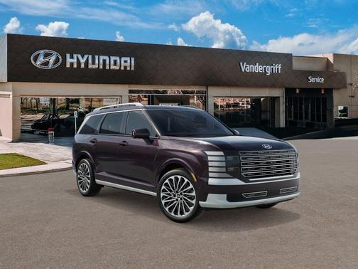 Galaxy Maroon Pearl 2026 Hyundai Palisade Hybrid Calligraphy