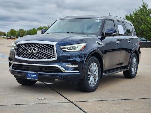 Hermosa Blue 2022 INFINITI QX80 Luxe