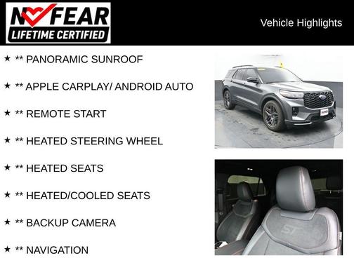 Gray Metallic 2025 Ford Explorer ST