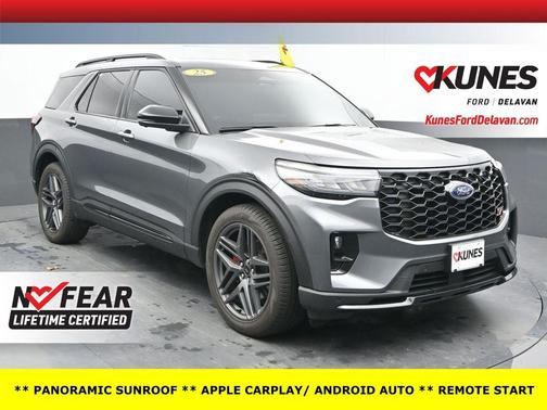 Gray Metallic 2025 Ford Explorer ST