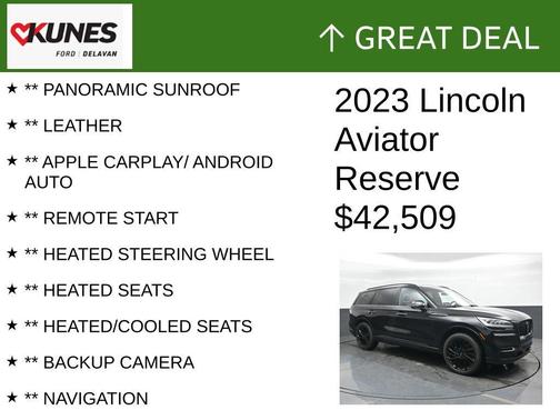 2023 Lincoln Aviator Reserve AWD