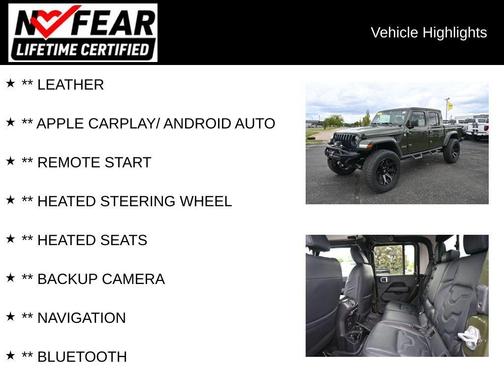 Sarge Green Clearcoat 2021 Jeep Gladiator Overland