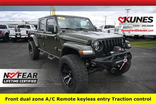 Sarge Green Clearcoat 2021 Jeep Gladiator Overland