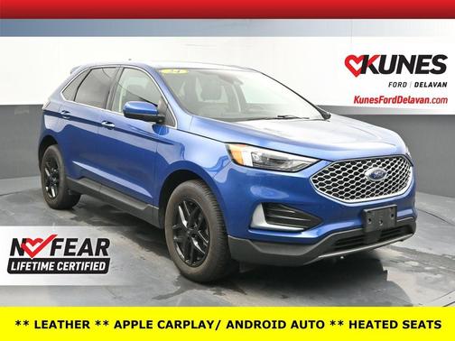Atlas Blue Metallic 2024 Ford Edge SEL