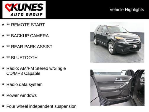 Tuxedo Black Metallic 2015 Ford Explorer XLT