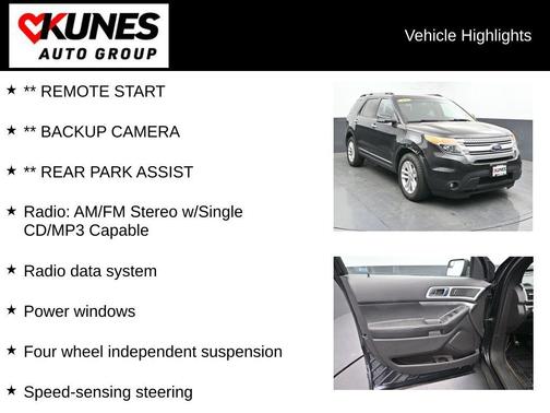 Tuxedo Black Metallic 2015 Ford Explorer XLT