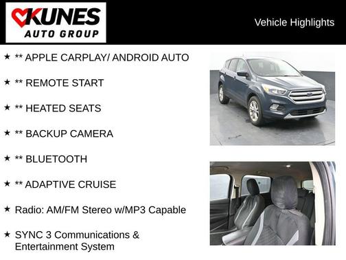 Baltic Sea Green Metallic 2019 Ford Escape SE