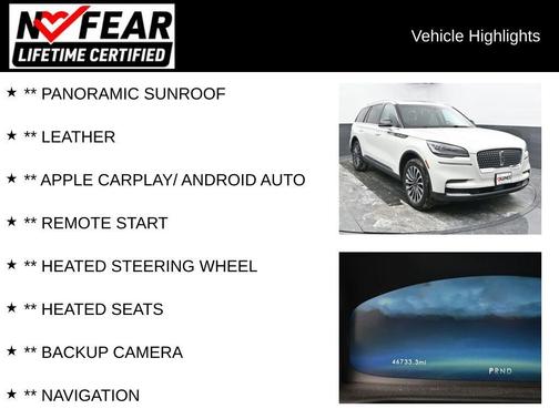 2023 Lincoln Aviator Standard AWD