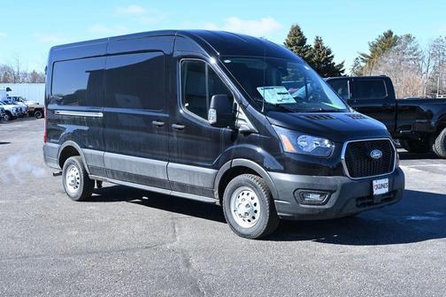 Agate Black Metallic 2026 Ford Transit-350 148 WB Medium Roof Cargo