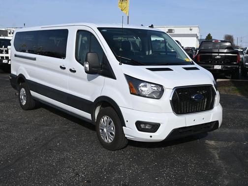 Oxford White 2024 Ford Transit-350 XLT