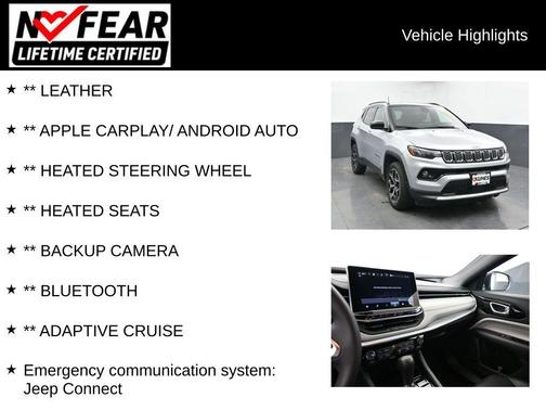 Silver Zynith 2025 Jeep Compass Limited