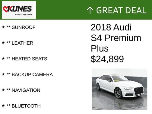 2018 Audi S4 3.0T Premium Plus