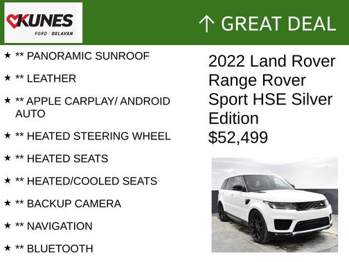2022 Land Rover Range Rover Sport HSE Silver Edition