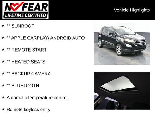 Shadow Black 2019 Ford EcoSport SE