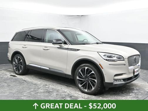 Ceramic Pearl Metallic 2024 Lincoln Aviator Reserve AWD