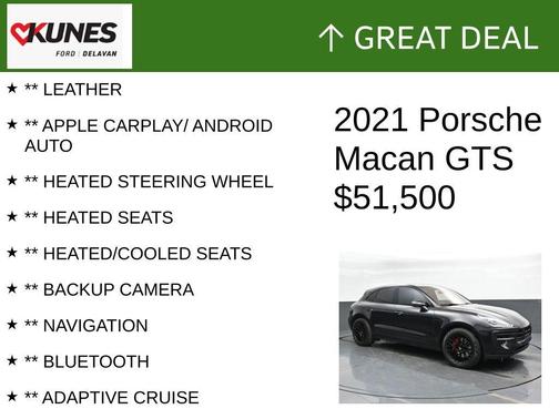 Black 2021 Porsche Macan GTS