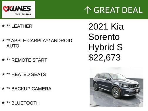 2021 Kia Sorento Hybrid S