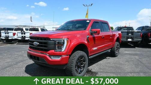 Red Metallic 2021 Ford F-150 Lariat