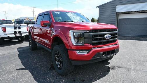 Red Metallic 2021 Ford F-150 Lariat