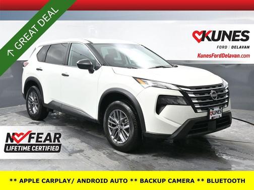 Glacier White 2024 Nissan Rogue S