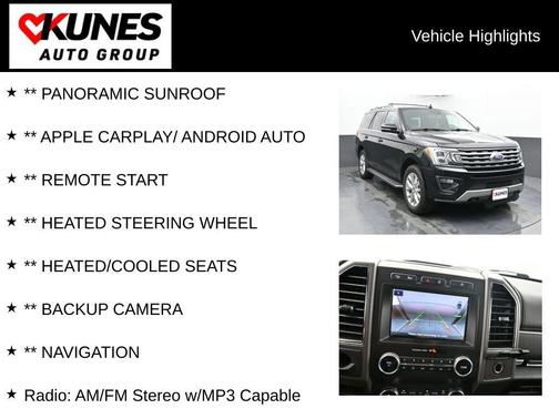 Black 2020 Ford Expedition XLT