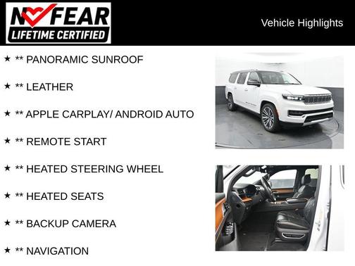 Bright White Clearcoat 2024 Jeep Grand Wagoneer L Series III