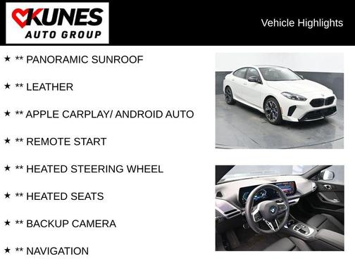 Alpine White 2026 BMW 228 Gran Coupe XDrive