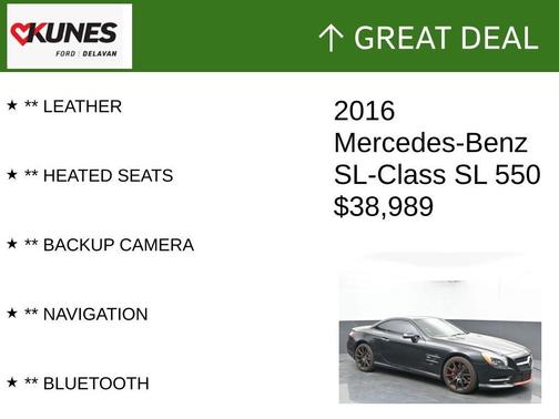 2016 Mercedes-Benz SL-Class SL 550