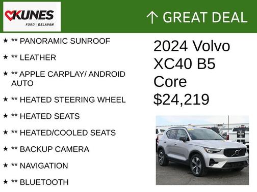 2024 Volvo XC40 B5 Core