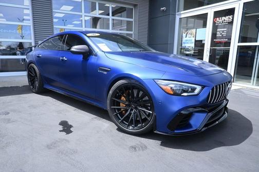 designo Brilliant Blue Magno 2020 Mercedes-Benz AMG GT 63 S 4-Door