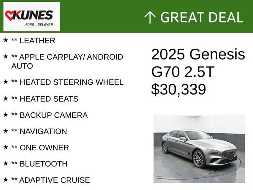 Savile Silver 2025 Genesis G70 2.5T