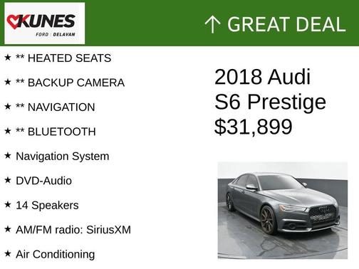 2018 Audi S6 4.0T Premium Plus