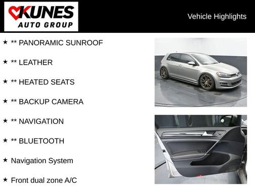2015 Volkswagen Golf Auto TSI SE