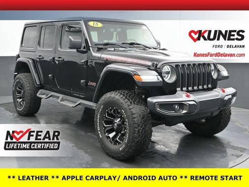 Black Clearcoat 2018 Jeep Wrangler Unlimited Rubicon