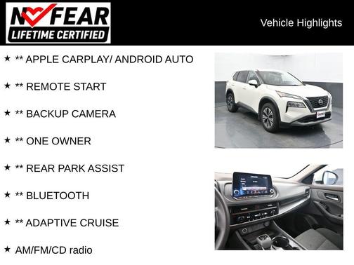 White 2023 Nissan Rogue SV