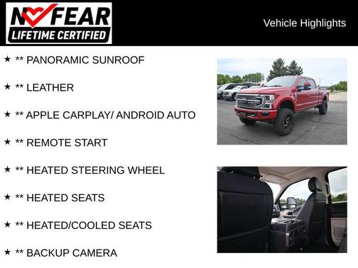 Rapid Red Metallic Tinted Clearcoat 2021 Ford F-250 Limited