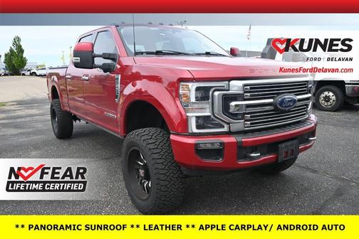Rapid Red Metallic Tinted Clearcoat 2021 Ford F-250 Limited