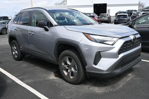 Silver Sky Metallic 2025 Toyota RAV4 Hybrid LE
