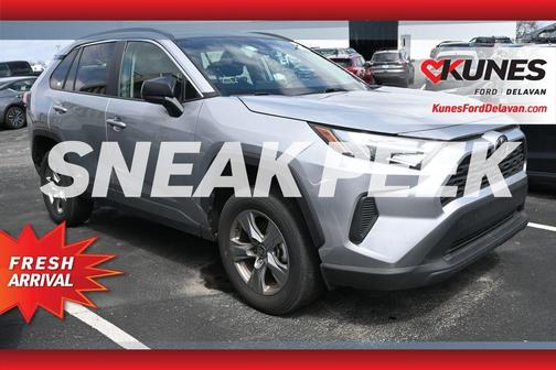Silver Sky Metallic 2025 Toyota RAV4 Hybrid LE