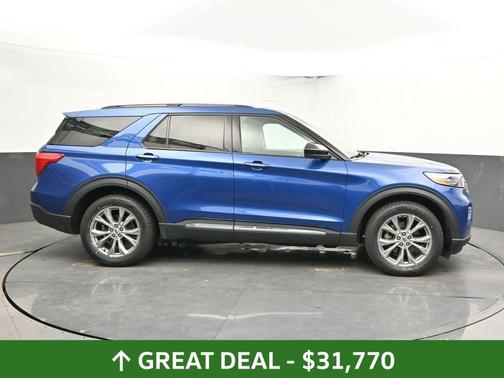 Atlas Blue Metallic 2023 Ford Explorer Limited